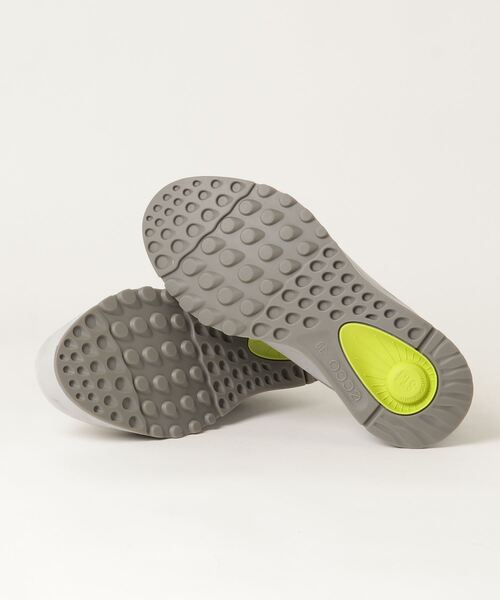 ecco（エコー） ローカットスニーカー 24.5cm グレー メンズ