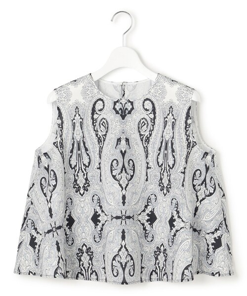 23区 洗えるRatti ドローイング ペイズリー ブラウス 2025 2XL 23区 洗えるRatti ドローイング ペイズリー ブラウス 2025 2XL