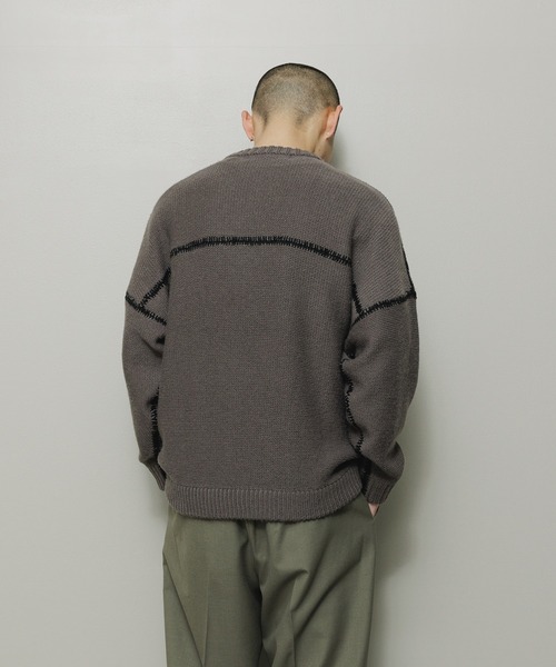 bal（バル） セーター ニット STITCHED DROP SHOULDER SWEATER メンズ 