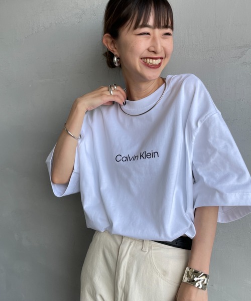   カルバンクライン CK スタンダードロゴ Tシャツ Calvin Klein tシャツ 「Calvin Klein/カルバンクライン