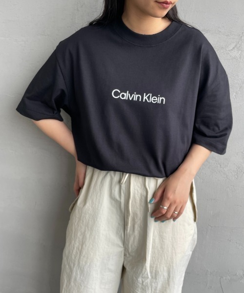 tシャツ 「 /カルバンクライン」 スタンダードロゴプリントTシャツ レディース メンズ Calvin Klein tシャツ 「Calvin Klein/カルバンクライン