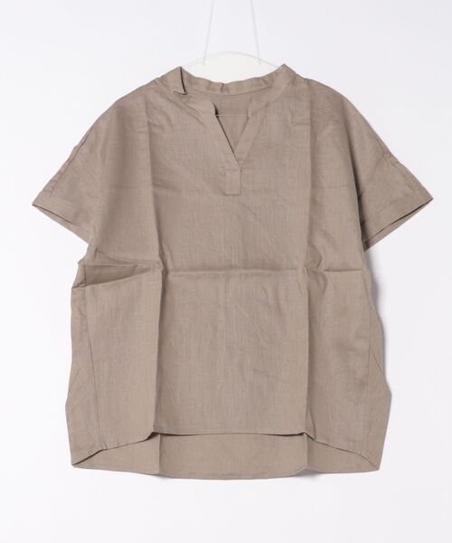 maillot 100%リネン オーバーサイズTシャツ チュニック 日本製 maillot 100%リネン オーバーサイズTシャツ チュニック 日本製