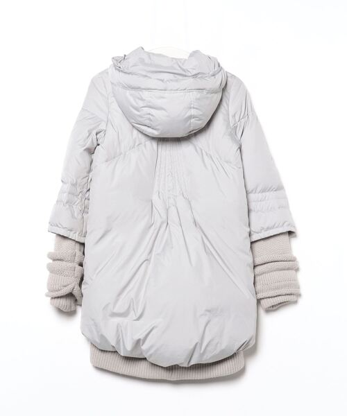 「ENCHANTEMENT」 ダウンコート 38 グレー レディース_画像2