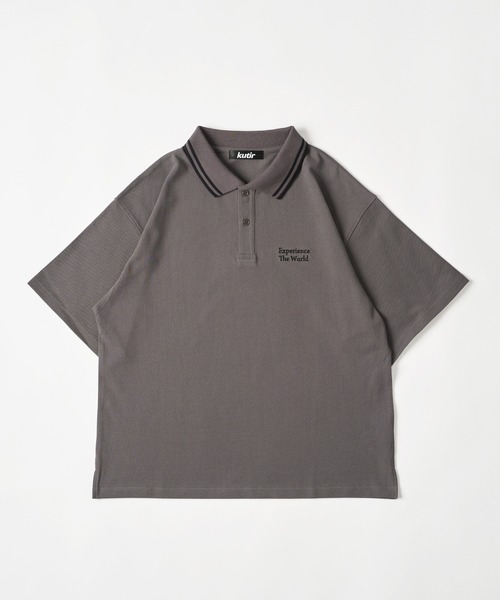 kutir（クティール） ポロシャツ ASSORTED MOSS STITCH POLO SHIRT