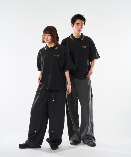 kutir（クティール） ポロシャツ ASSORTED MOSS STITCH POLO SHIRT