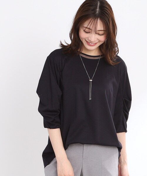 Reflect tシャツ 「夏SALE／接触冷感／洗える」六分袖ジャージ
