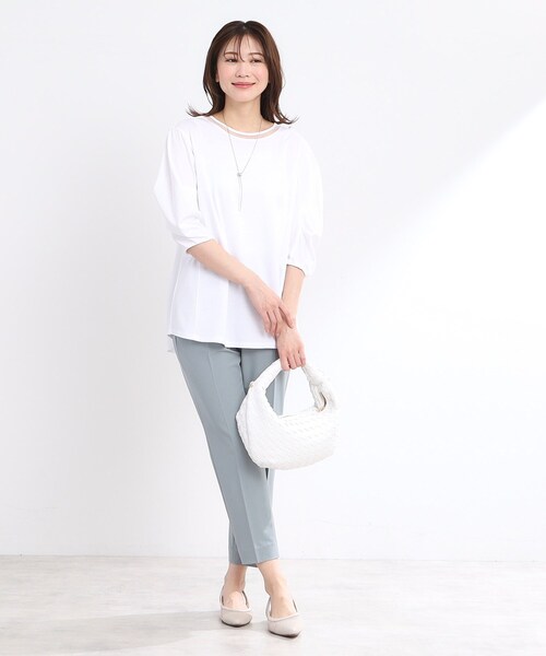 Reflect tシャツ 「夏SALE／接触冷感／洗える」六分袖ジャージ