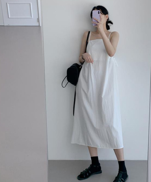 ワンピース リボン キャミソールワンピース Aライン : ZOZOTOWN