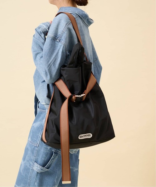 Spick&Span OUTDOOR ブラック 2way トートバッグ U by SPICK&SPAN トートバッグ 「追加」「OUTDOOR/アウトドア