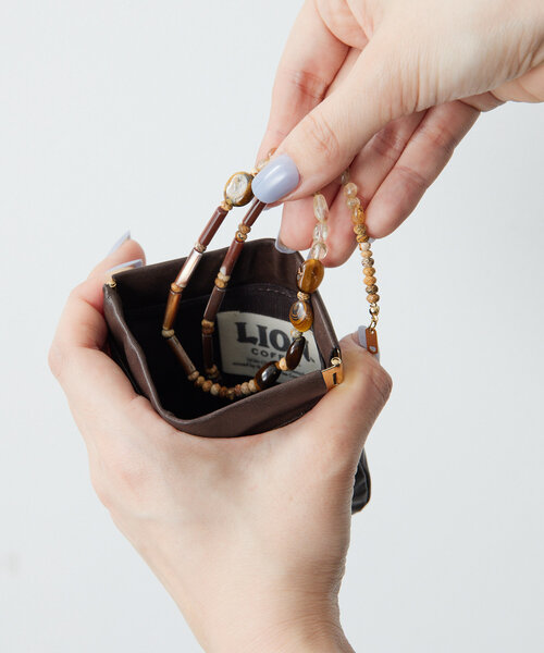 ear PAPILLONNER ポーチ LION COFFEE(ライオンコーヒー)コラボ