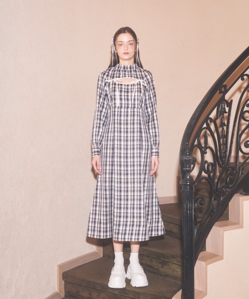 Lovilyn 「Lovilyn」 長袖ワンピース SMALL ブラック レディース