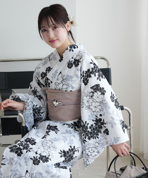 utatane 浴衣2点セット utatane 浴衣 選べる浴衣2点セット 作り帯 レディース