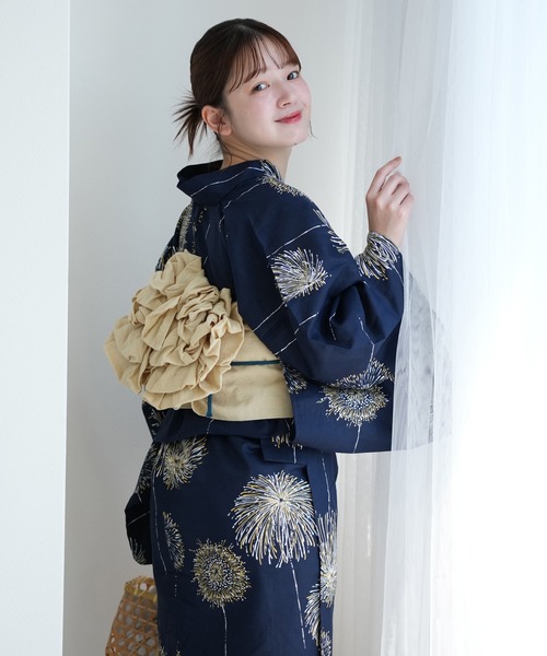 utatane 浴衣 選べる浴衣2点セット 作り帯 レディース