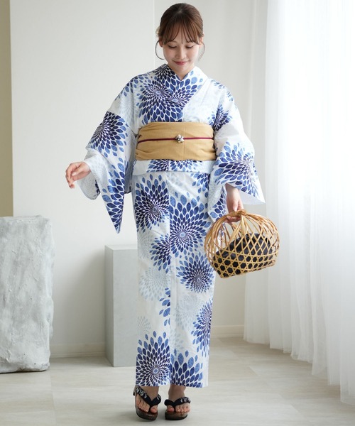 utatane 浴衣2点セット utatane 浴衣 選べる浴衣2点セット 作り帯 レディース