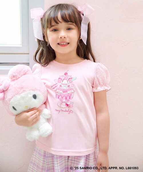 新品含 anyfam 女の子 半袖 長袖 まとめ売り ピンク 90cm ANY（エニィ） tシャツ 「any FAM ×サンリオキャラクターズ