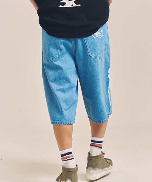 VANSON ジーンズ 「VANSON」SKELTON BONES DENIM SHORTS
