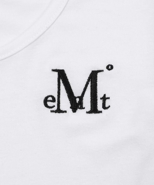 MÜCENT ムセント Tシャツ ホワイト 新品 韓国人気ブランド MUCENT（ムセント） tシャツ 「日本未発売/WEB限定」/Uネック 裾