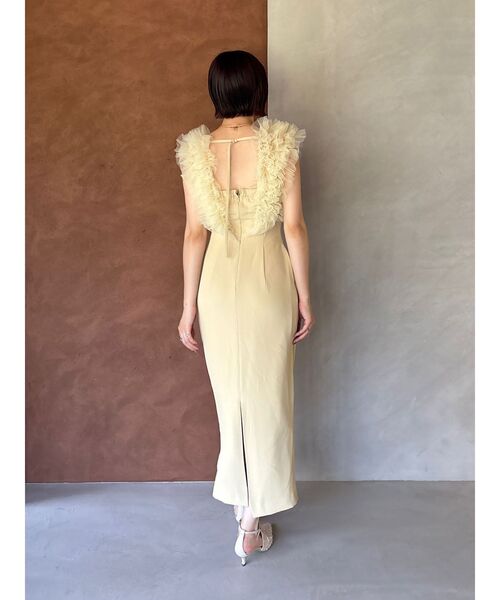 2025年AW新作　ラグナムーン　LADYショルダーチュール｜ラインドレス LAGUNAMOON（ラグナムーン） ドレス LADYショルダーチュールIライン