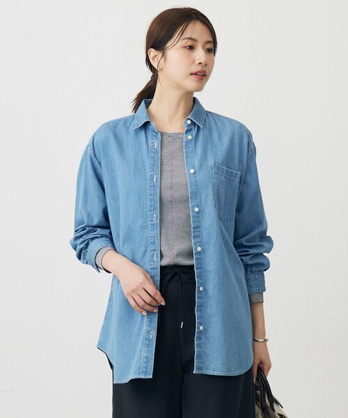 ブラウス シャツ デニム レディース : ZOZOTOWN Yahoo!店 - 通販