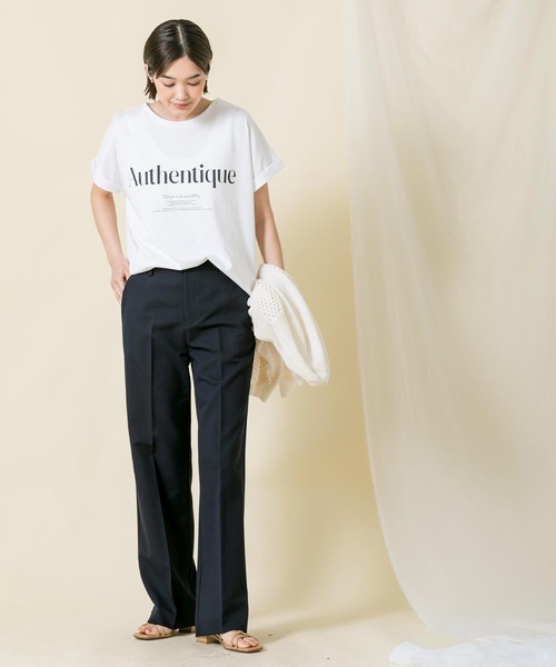 「Gready Brilliant」 「AuieF」半袖カットソー 38 オフホワイト レディース