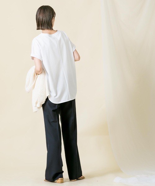 「Gready Brilliant」 「AuieF」半袖カットソー 38 オフホワイト レディース