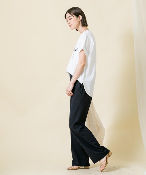 「Gready Brilliant」 「AuieF」半袖カットソー 38 オフホワイト レディース