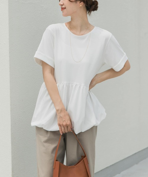 URBAN RESEARCH DOORS tシャツ ペプラムバルーンTシャツ
