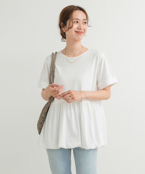 URBAN RESEARCH DOORS tシャツ ペプラムバルーンTシャツ