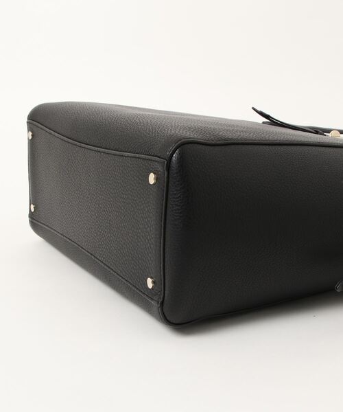 「kate spade 」ブラック トートバッグ Amazon.com: kate spade new york Suite Crossgrain Leather