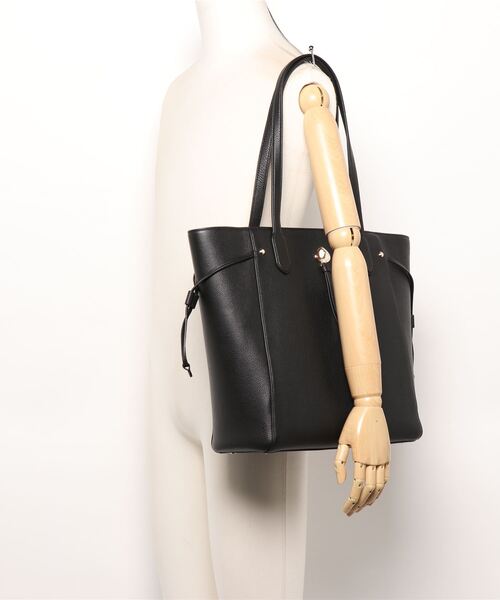 「kate spade 」ブラック トートバッグ Amazon.com: kate spade new york Suite Crossgrain Leather