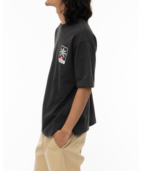 「RVCA」 半袖Tシャツ MEDIUM オフホワイト メンズ