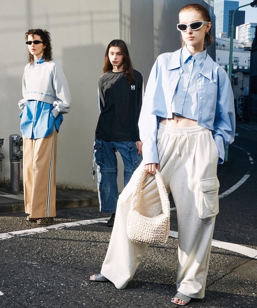 MAISON SPECIAL（メゾンスペシャル） スウェットパンツ 38 ブルー