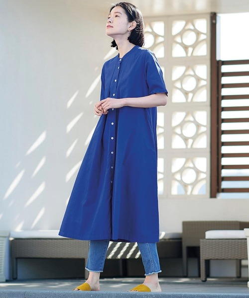 「Sunny clouds」 加工デニムパンツ LARGE ブルー レディース