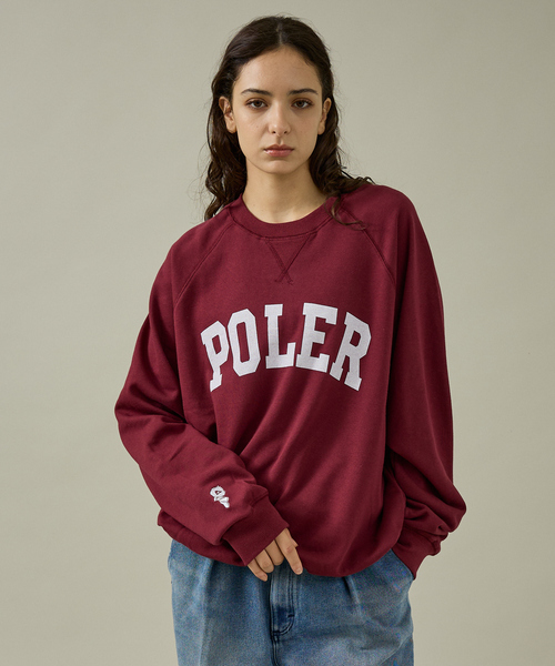 POLeR（ポーラー） トレーナー スウェット 「POLER/ポーラー」COLLEGE