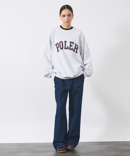 POLeR（ポーラー） トレーナー スウェット 「POLER/ポーラー」COLLEGE