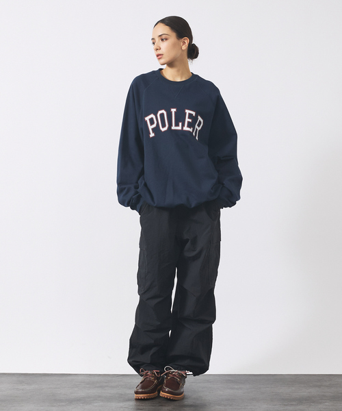 POLeR（ポーラー） トレーナー スウェット 「POLER/ポーラー」COLLEGE