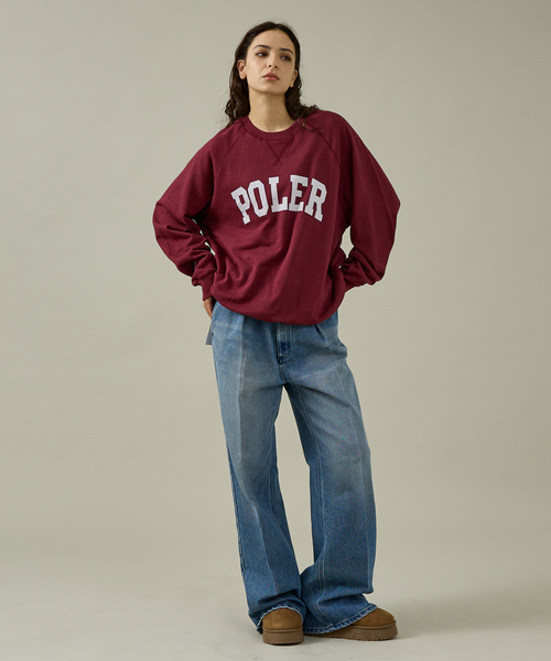 POLeR（ポーラー） トレーナー スウェット 「POLER/ポーラー」COLLEGE