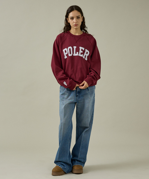 POLeR（ポーラー） トレーナー スウェット 「POLER/ポーラー」COLLEGE