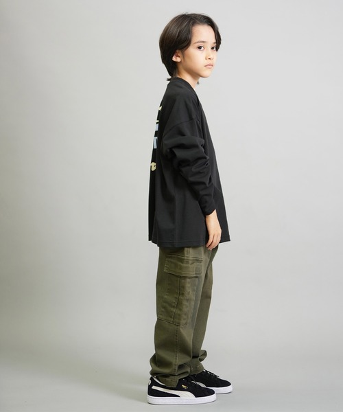 PUMA tシャツ PUMA/プーマ PUMAS MX LS バック キャット TEE キッズ