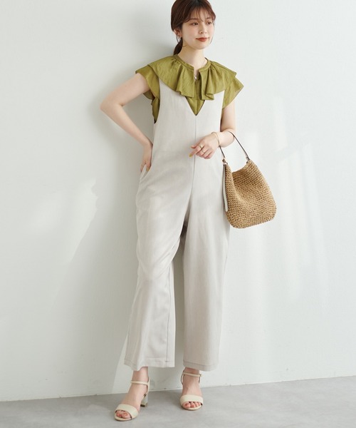 「natural couture」 半袖ブラウス FREE ホワイト レディース_画像6