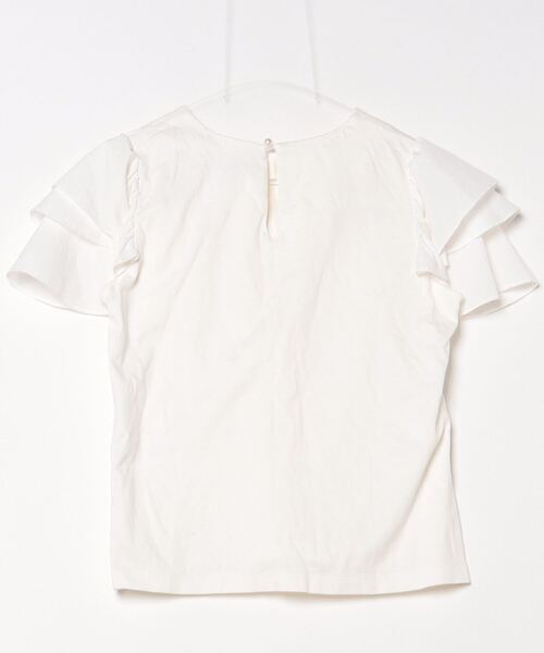 「Maglie le cassetto」 半袖カットソー 7号 オフホワイト レディース_画像2