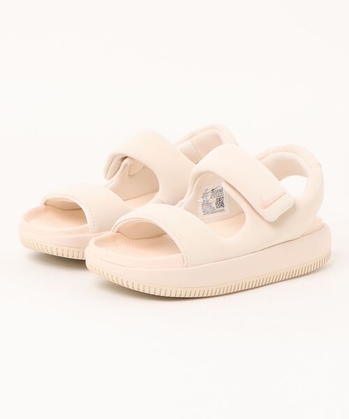 NIKE（ナイキ） フラットサンダル 24 ピンクベージュ レディース