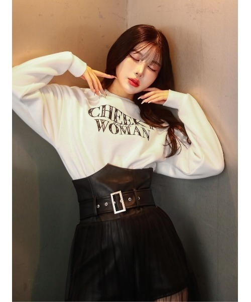 Darich（ダーリッチ） スウェットカットソー FREE ホワイト レディース