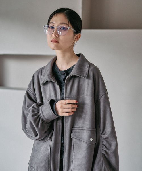 未使用　NEIGHBORHOOD スエードジャケット S グレー 未使用 NEIGHBORHOOD スエードジャケット S グレー