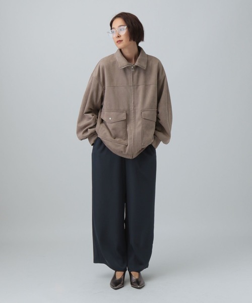 未使用　NEIGHBORHOOD スエードジャケット S グレー 未使用 NEIGHBORHOOD スエードジャケット S グレー