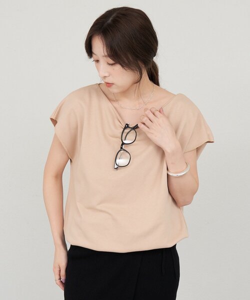 「SHENERY」 スウェットカットソー FREE グレー レディース_画像2