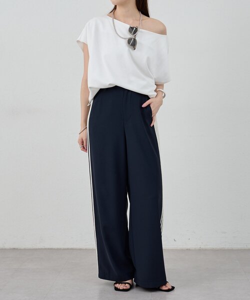 「SHENERY」 スウェットカットソー FREE グレー レディース_画像5