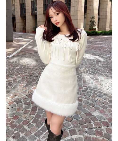 RESEXXY（リゼクシー） スカート フェイクファーミニスカート