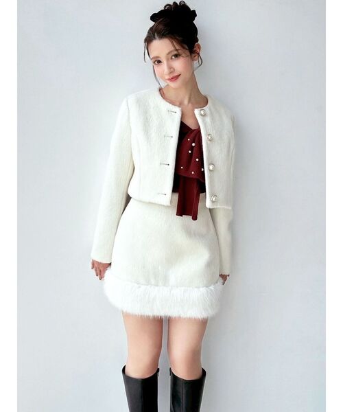 RESEXXY（リゼクシー） スカート フェイクファーミニスカート