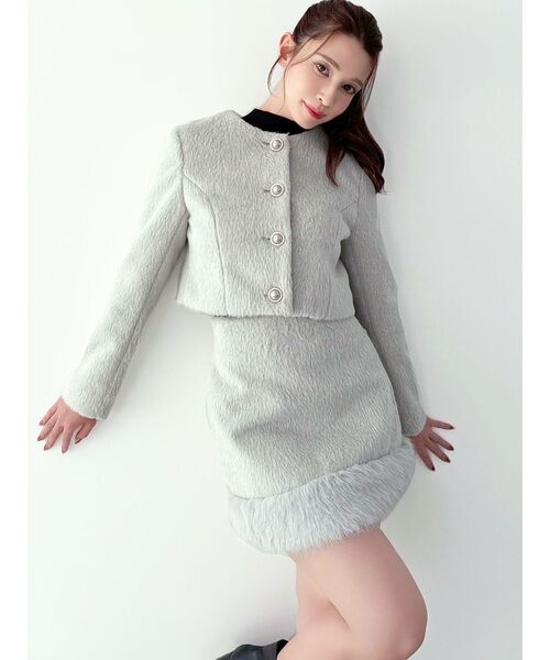 alice auaa ファー付きミニスカート alice auaa ファー付きミニスカート